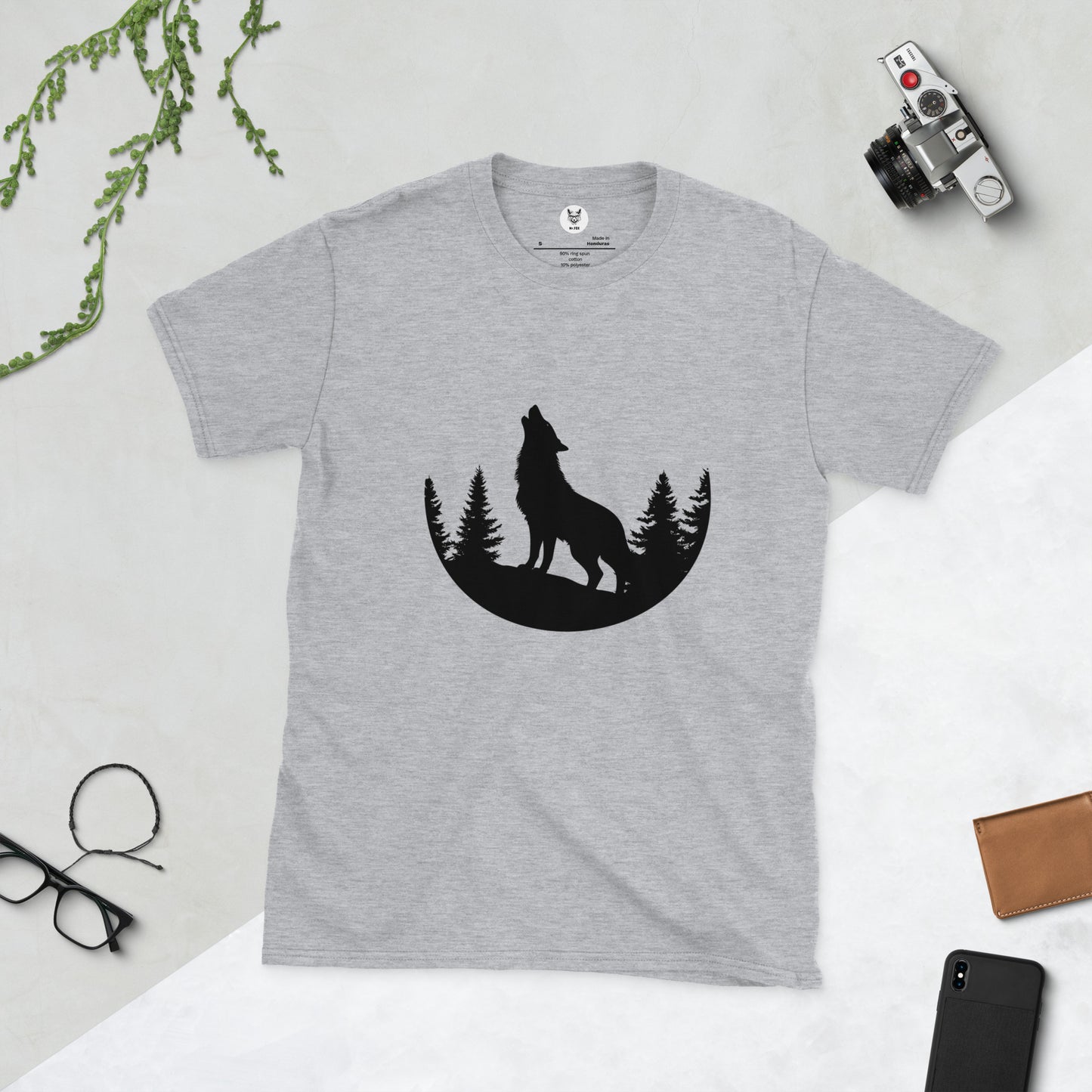 Short-Sleeve Unisex T-Shirt "WOLF" id: 16 (PREMIUM)