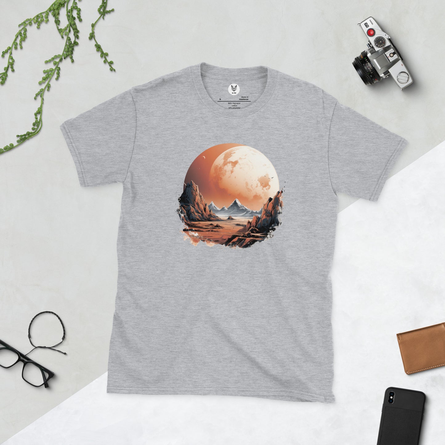 Koszulka unisex z krótkim rękawem „MARS” id: 19 (PREMIUM)