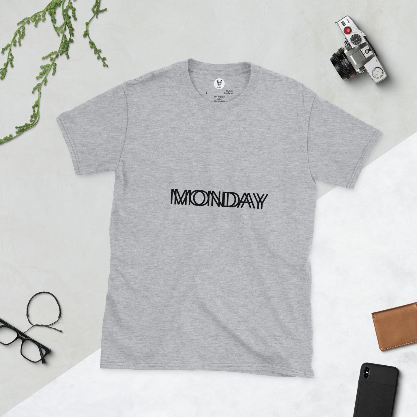 Short-Sleeve Unisex T-Shirt "MONDAY" id: 32 (PREMIUM)