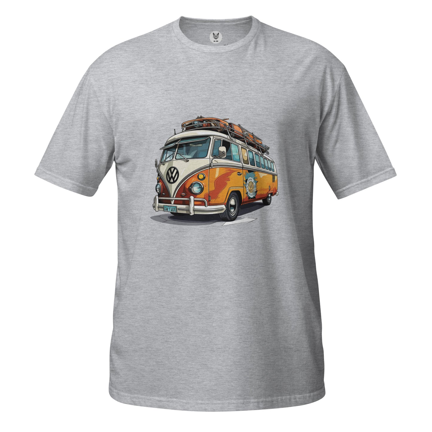 T-shirt unisex z krótkim rękawem „RETRO CAR” ID: 84 (PREMIUM)