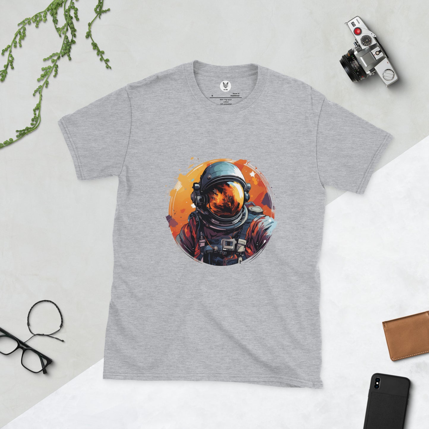 Koszulka unisex z krótkim rękawem "ASTRONAUT" ID: 105 (PREMIUM)