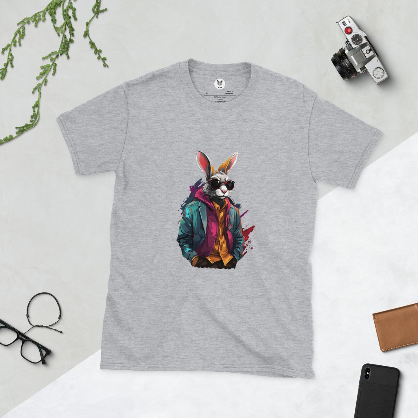 Short-Sleeve Unisex T-Shirt "RABBIT" ID: 106 (PREMIUM)