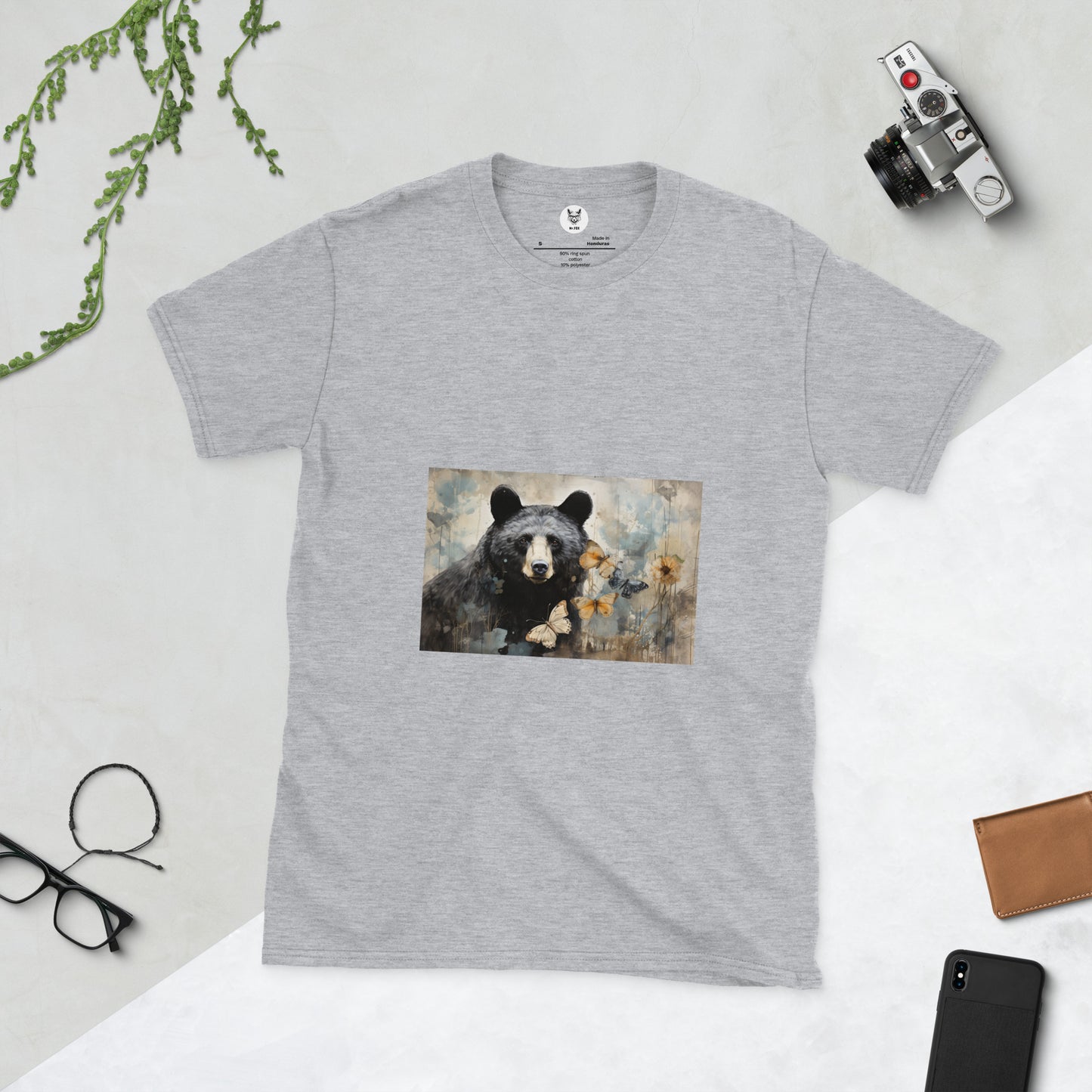 Short-Sleeve Unisex T-Shirt "BEAR" ID: 121 (PREMIUM)