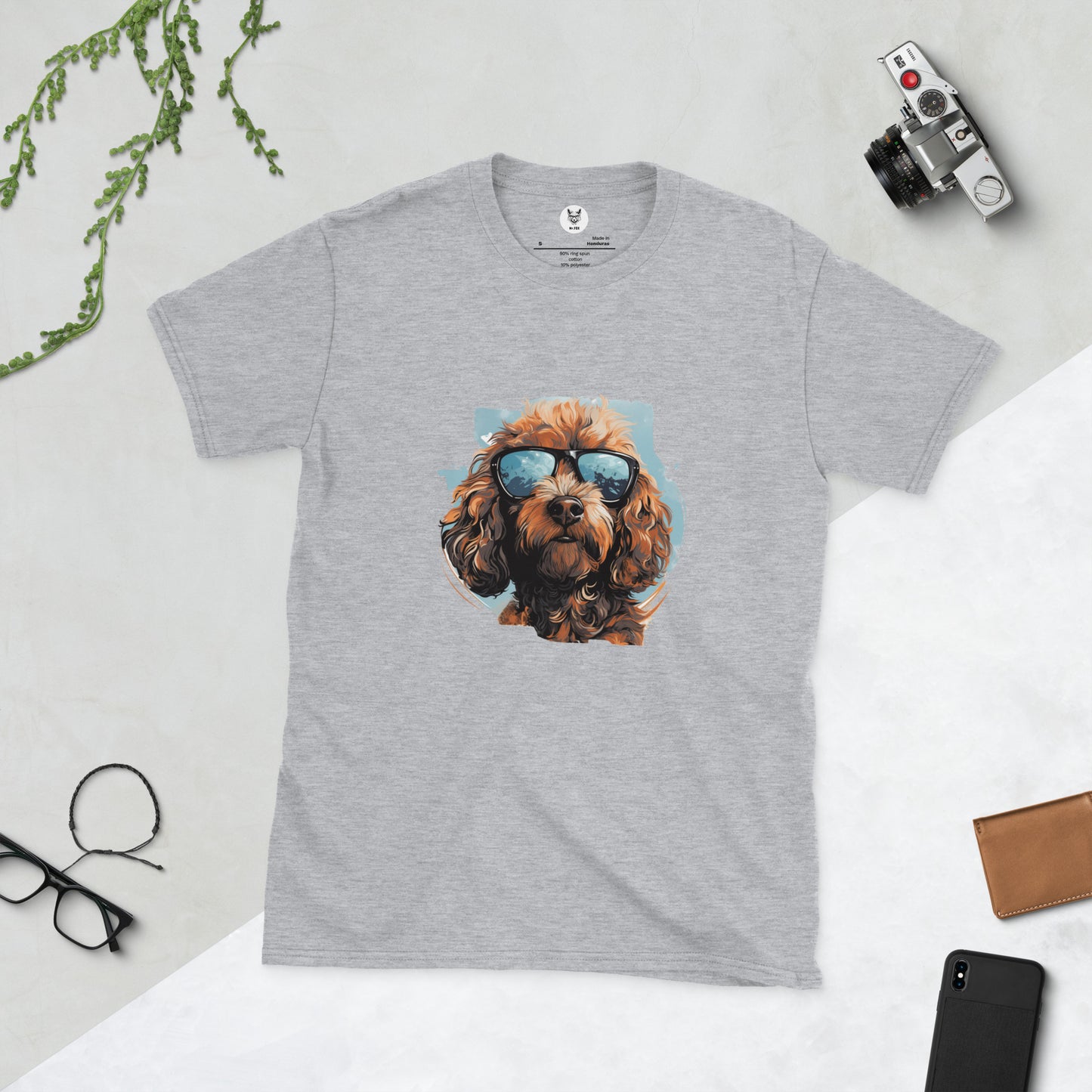 Short-Sleeve Unisex T-Shirt "COOL DOG" ID: 208 (PREMIUM)