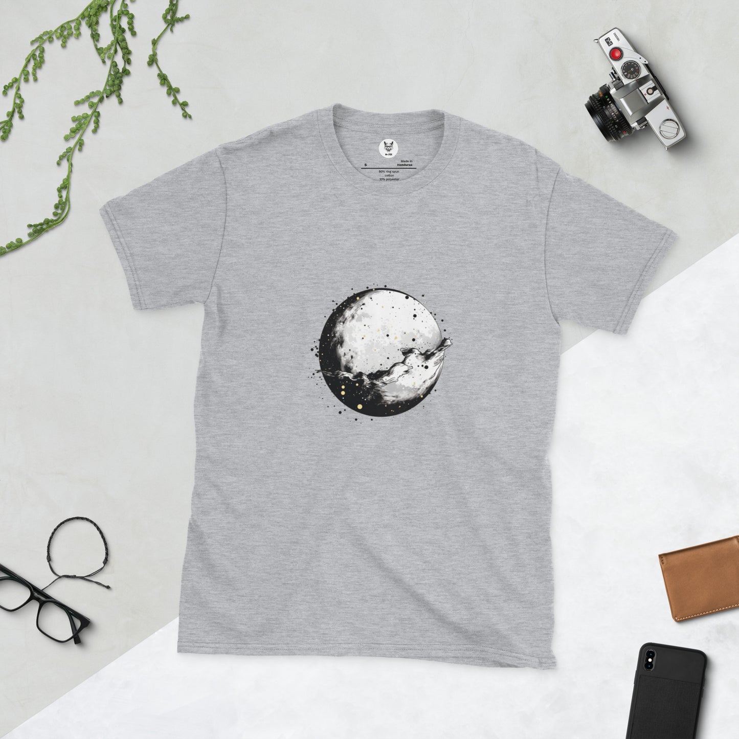 T-shirt unisex z krótkim rękawem „ASTEROID” ID: 232 (PREMIUM)