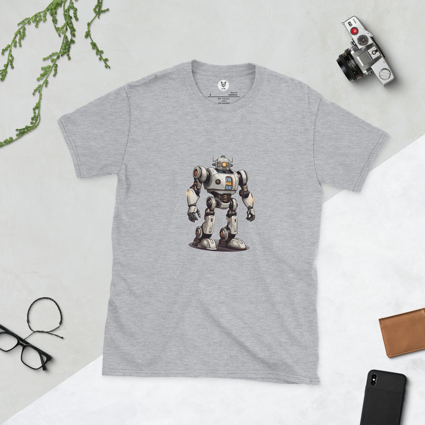 Koszulka unisex z krótkim rękawem "ROBOT" ID: 262 (PREMIUM)