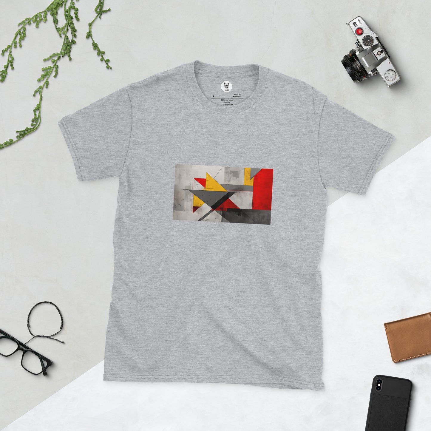 T-shirt unisex z krótkim rękawem „GEOMETRIA” ID: 324 (PREMIUM)