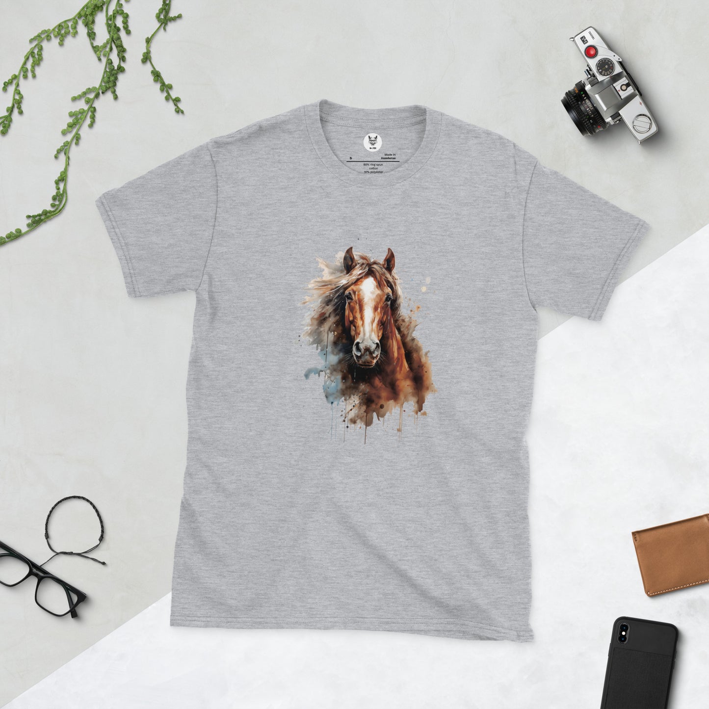 Short-Sleeve Unisex T-Shirt "HORSE" id: 20 (PREMIUM)