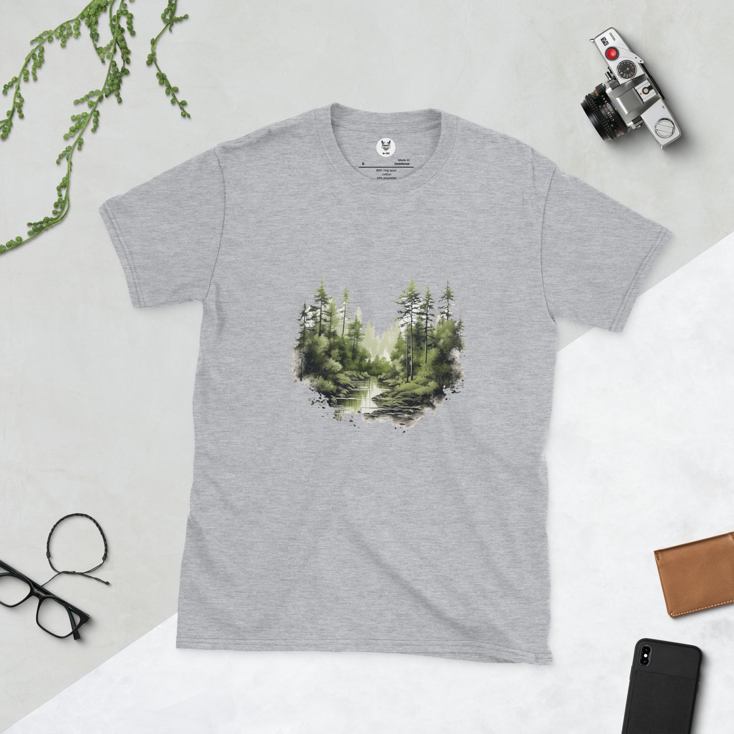 Short-Sleeve Unisex T-Shirt "FOREST" id: 70 (PREMIUM)