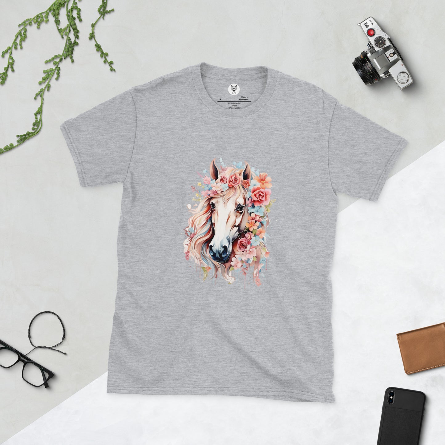 Short-Sleeve Unisex T-Shirt "HORSE" id: 88 (PREMIUM)