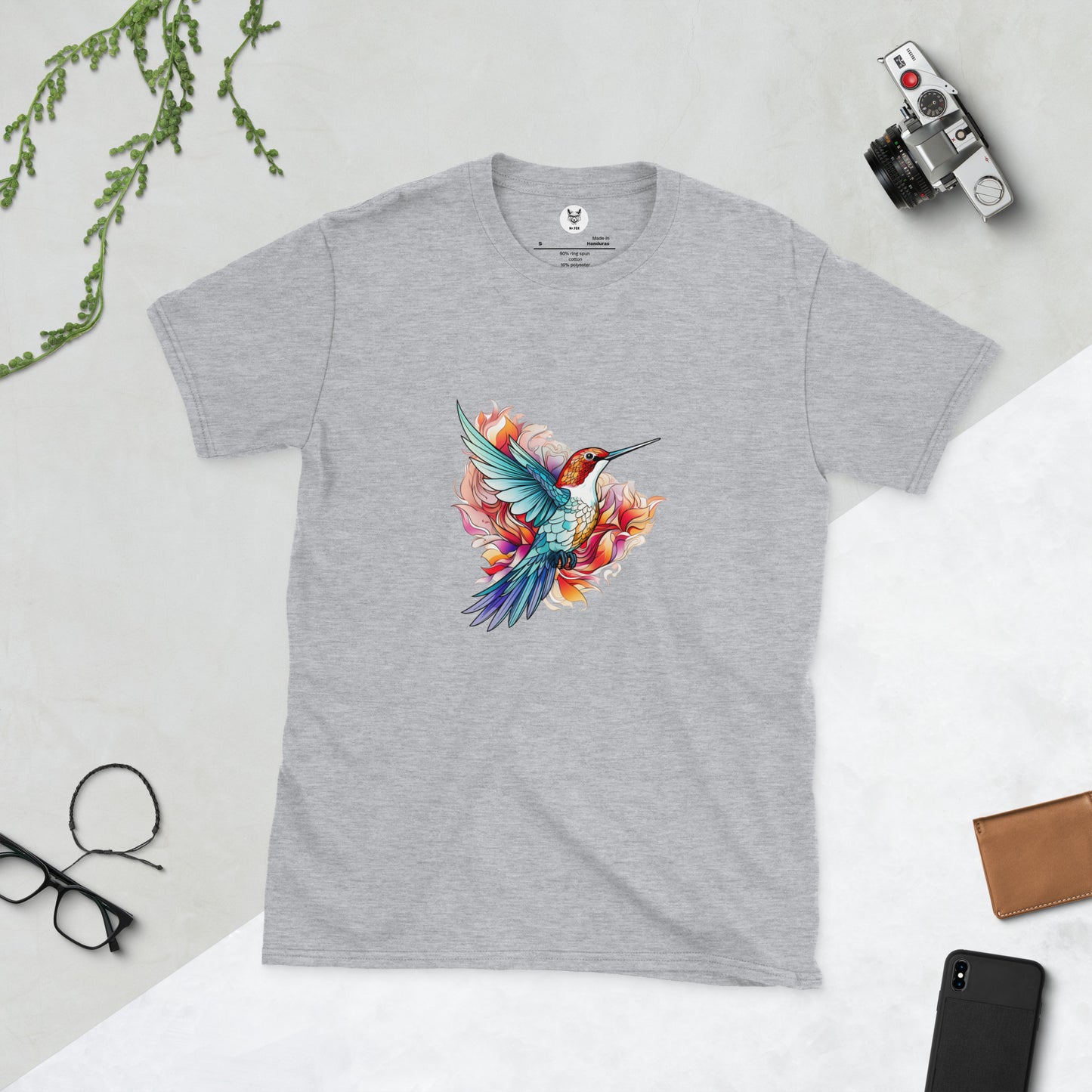 Short-Sleeve Unisex T-Shirt "HUMMINGBRI" ID: 131 (PREMIUM)