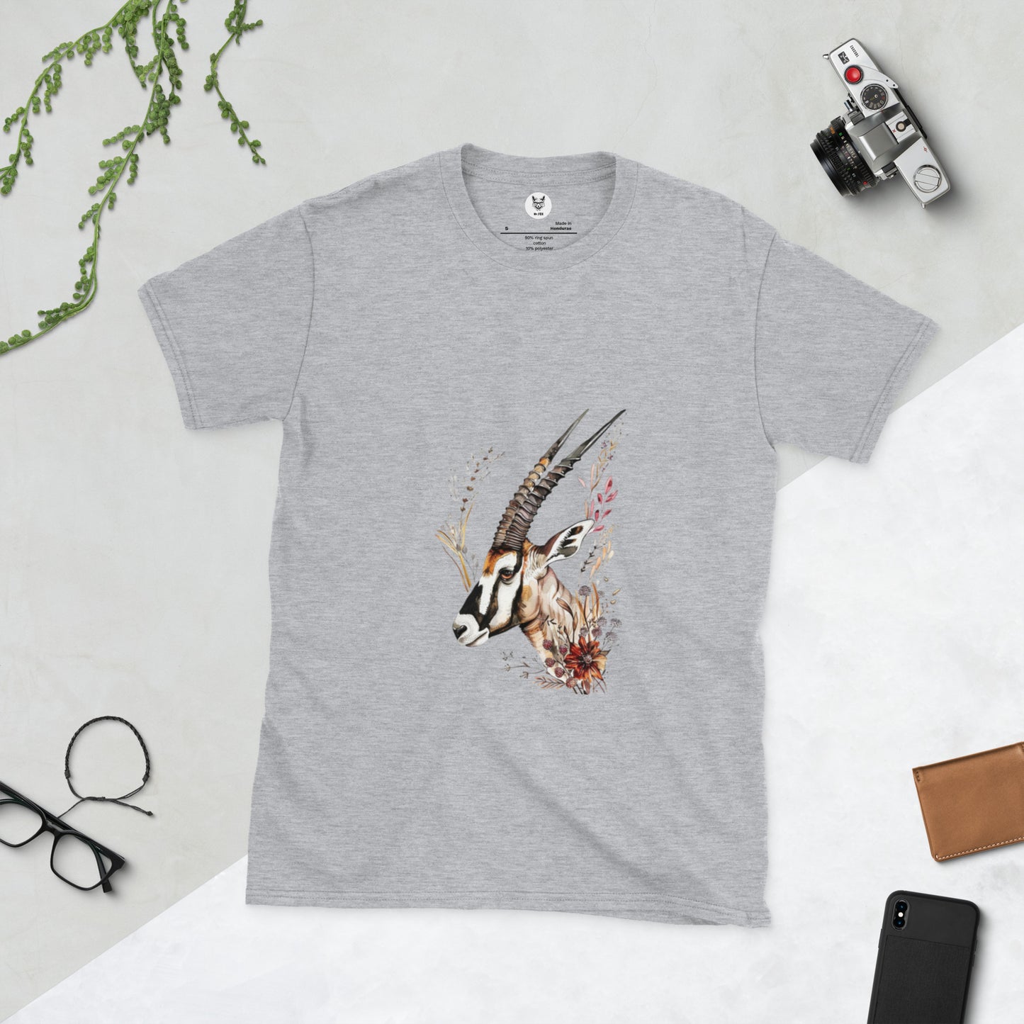 T-shirt unisex z krótkim rękawem „Animals Art” ID: 414 (PREMIUM)