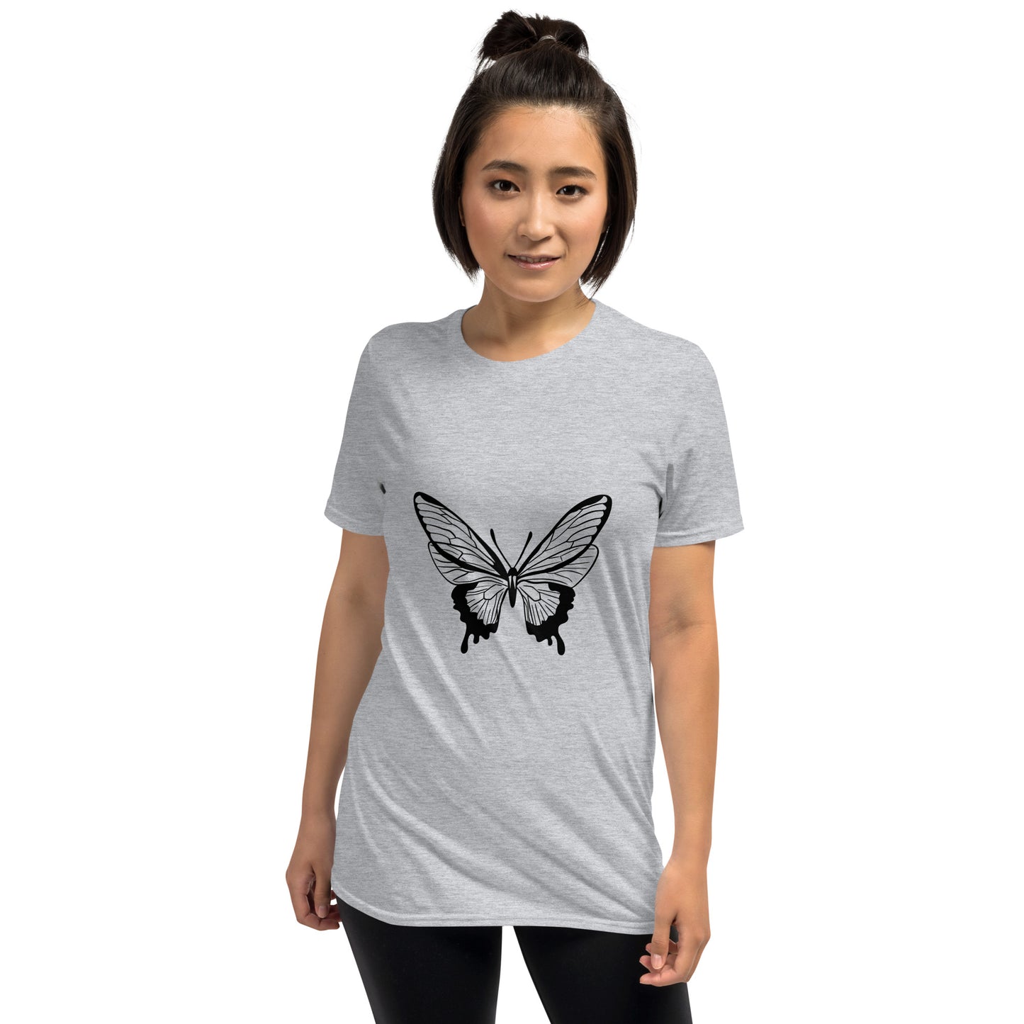 Koszulka unisex z krótkim rękawem „MOTYL” ID: 386 (PREMIUM)