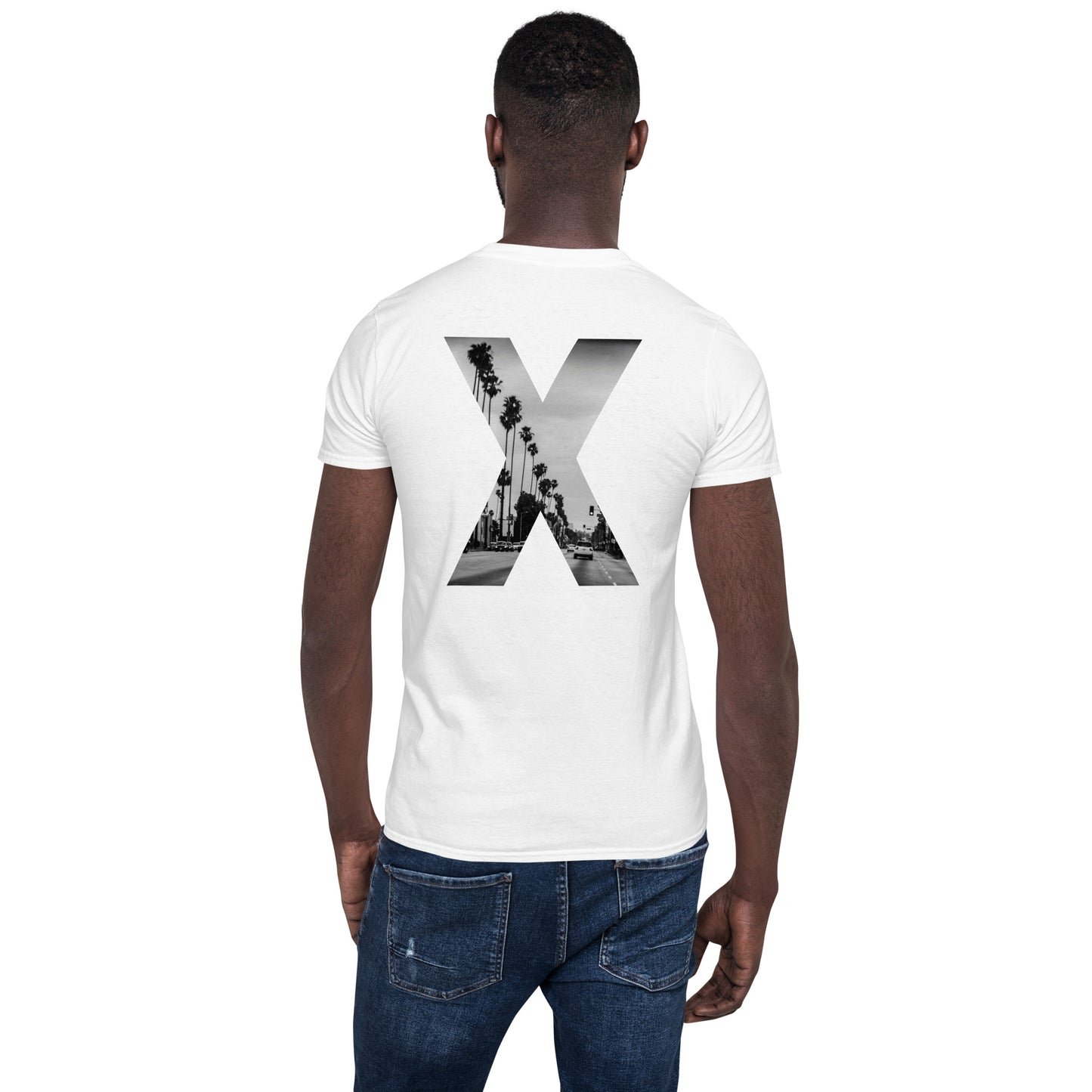 Short-Sleeve Unisex T-Shirt "X" (back) id: 05