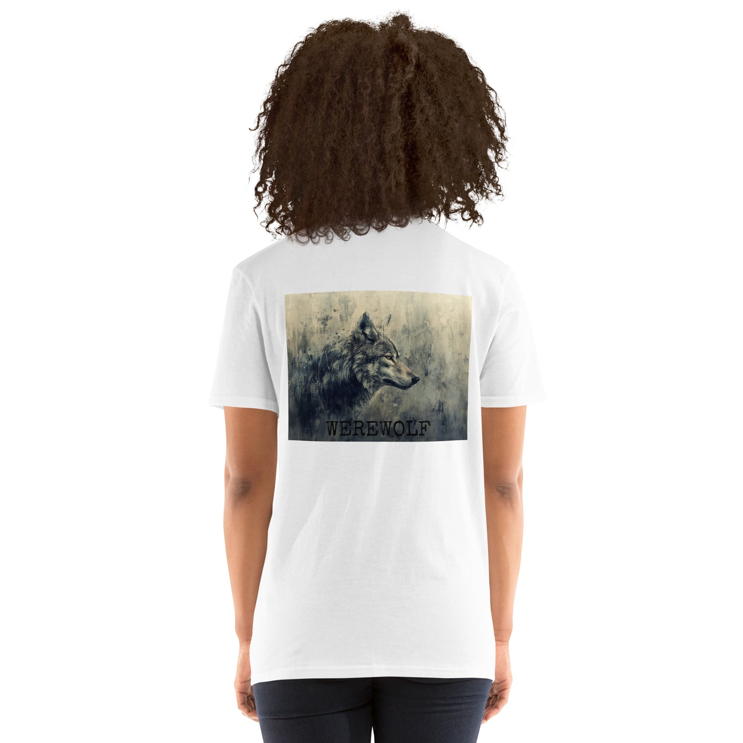 Short-Sleeve Unisex T-Shirt "WOLF" (front&back) id: 512