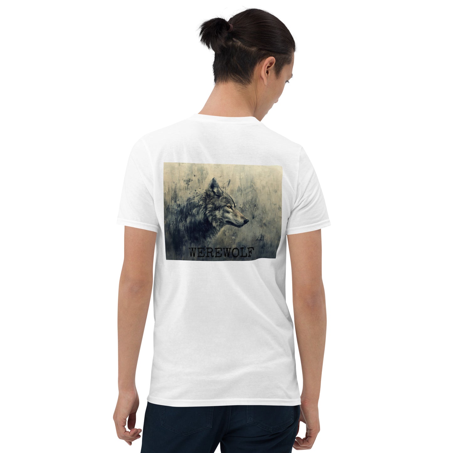 Short-Sleeve Unisex T-Shirt "WOLF" (front&back) id: 512