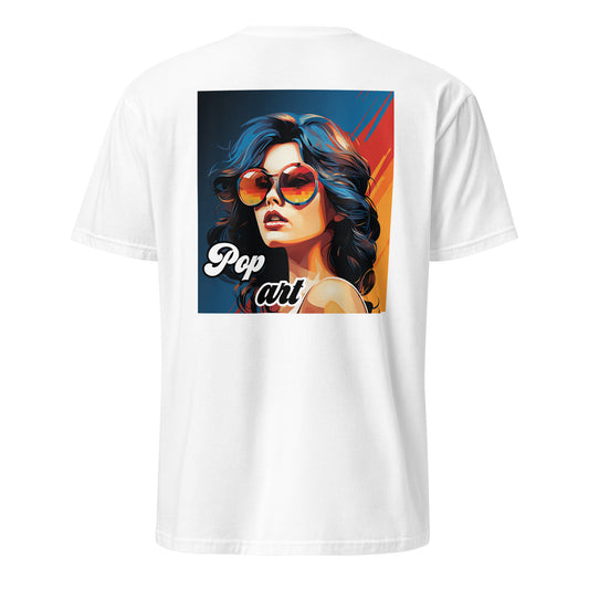 Short-Sleeve Unisex T-Shirt "Pop art girl" (back) id: 535