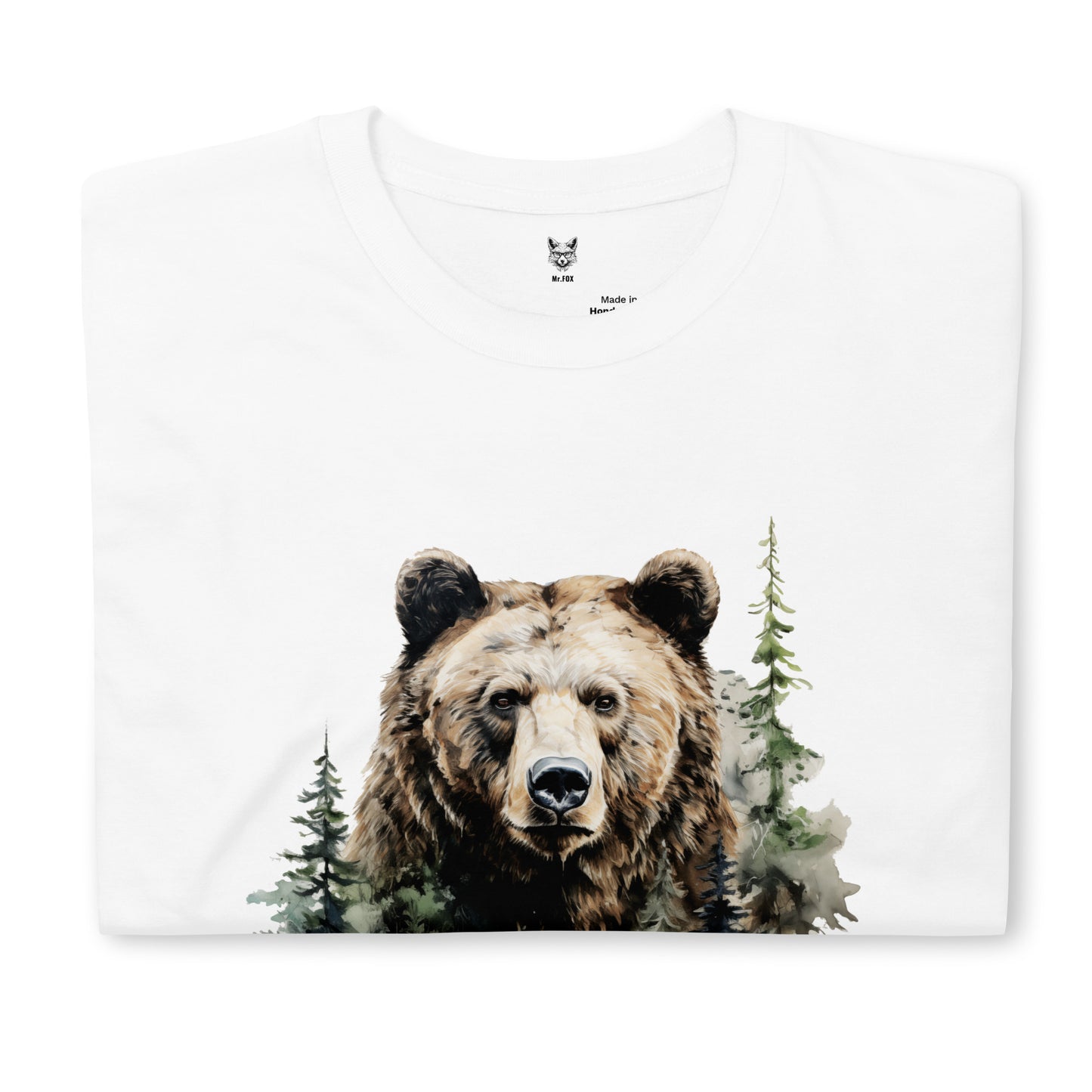 Short-Sleeve Unisex T-Shirt "BEAR" id: 21 (PREMIUM)