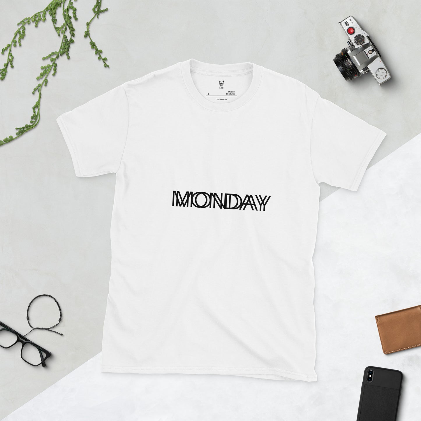 Short-Sleeve Unisex T-Shirt "MONDAY" id: 32 (PREMIUM)