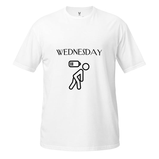 Koszulka unisex z krótkim rękawem „WEDNESDAY” id: 36 (PREMIUM)