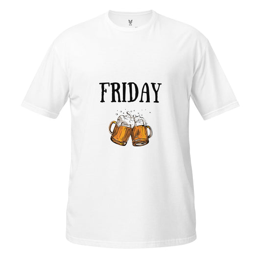 Koszulka unisex z krótkim rękawem „FRIDAY” id: 38 (PREMIUM)