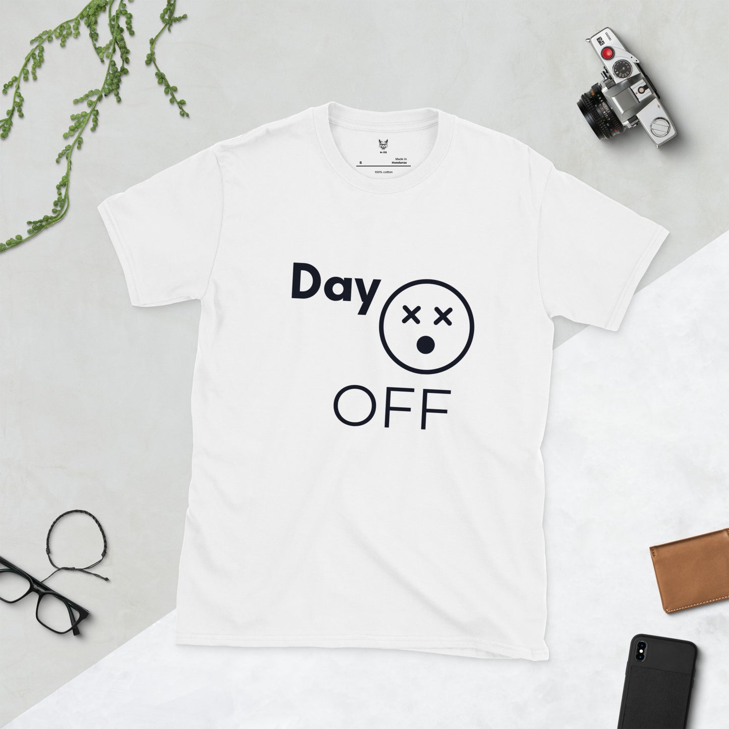 Koszulka unisex z krótkim rękawem „DAY OFF” id: 44 (PREMIUM)