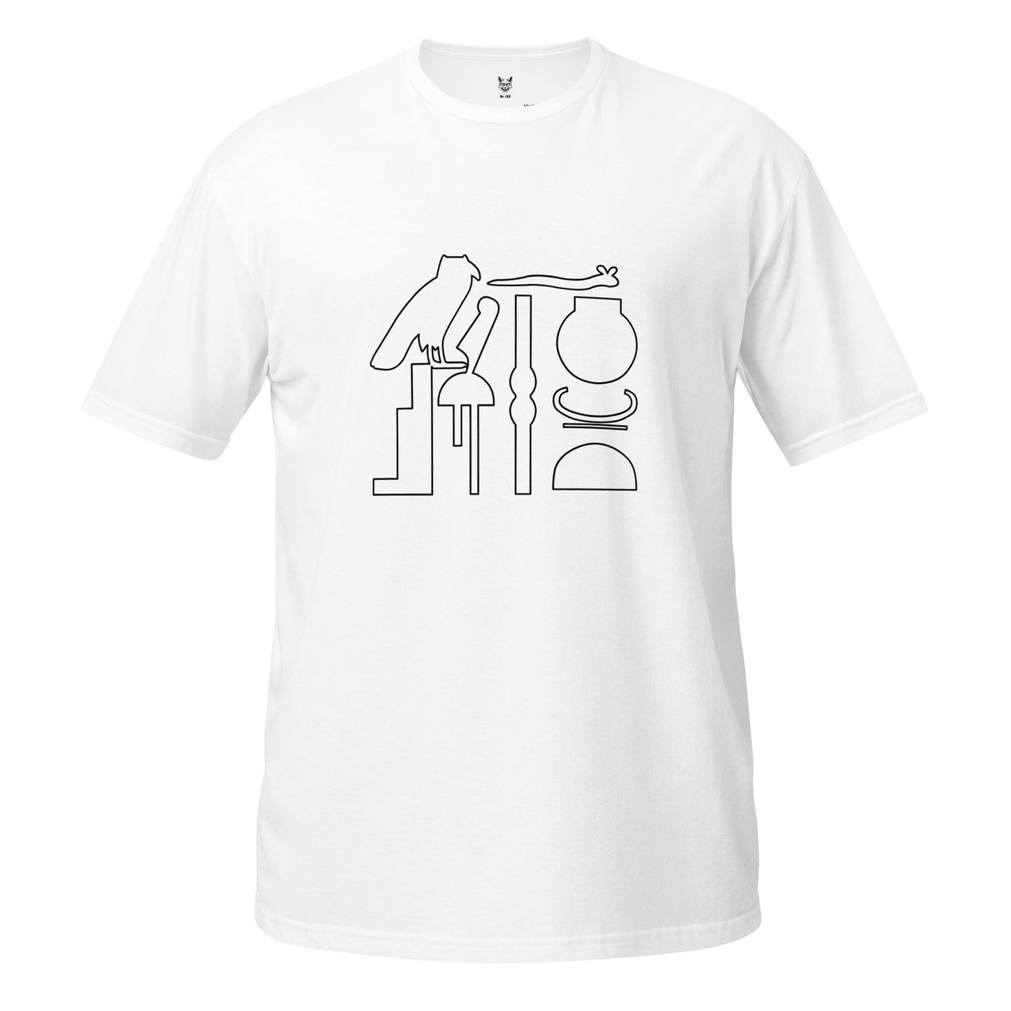 Koszulka unisex z krótkim rękawem „HIEROGLYPHS” id: 53 (PREMIUM)