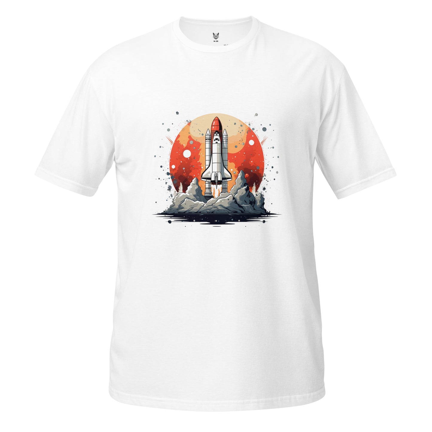 Koszulka unisex z krótkim rękawem „ROCKET” ID: 73 (PREMIUM)