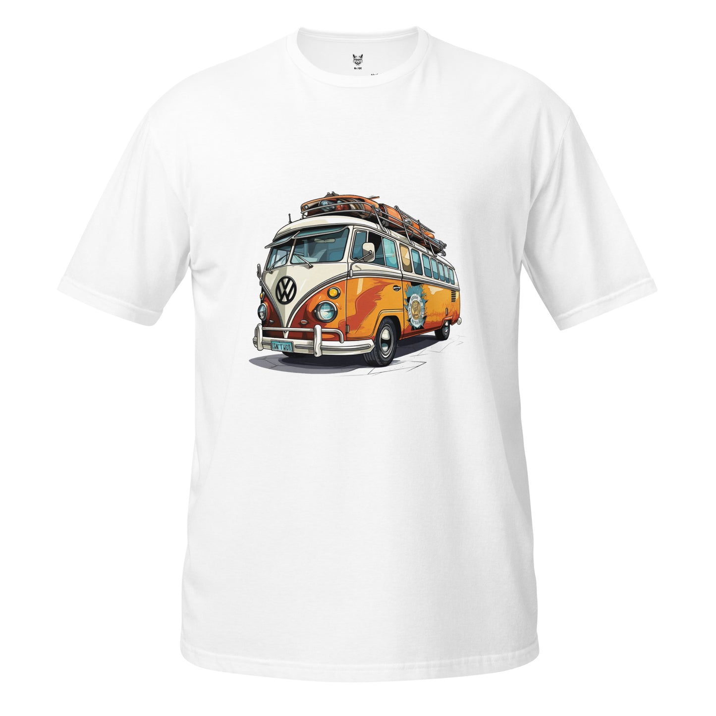 T-shirt unisex z krótkim rękawem „RETRO CAR” ID: 84 (PREMIUM)