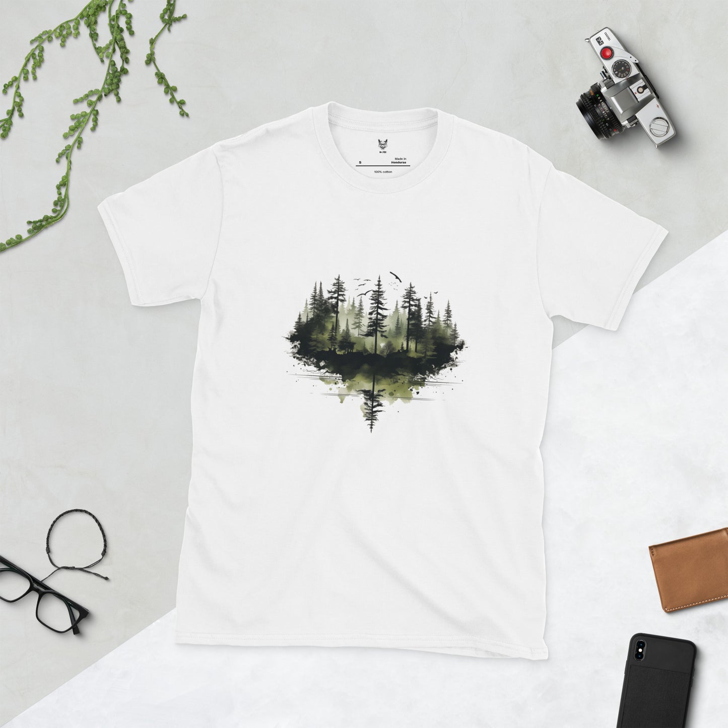 Short-Sleeve Unisex T-Shirt "FOREST" id: 95 (PREMIUM)