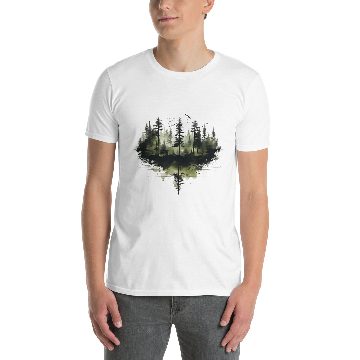 Short-Sleeve Unisex T-Shirt "FOREST" id: 95 (PREMIUM)