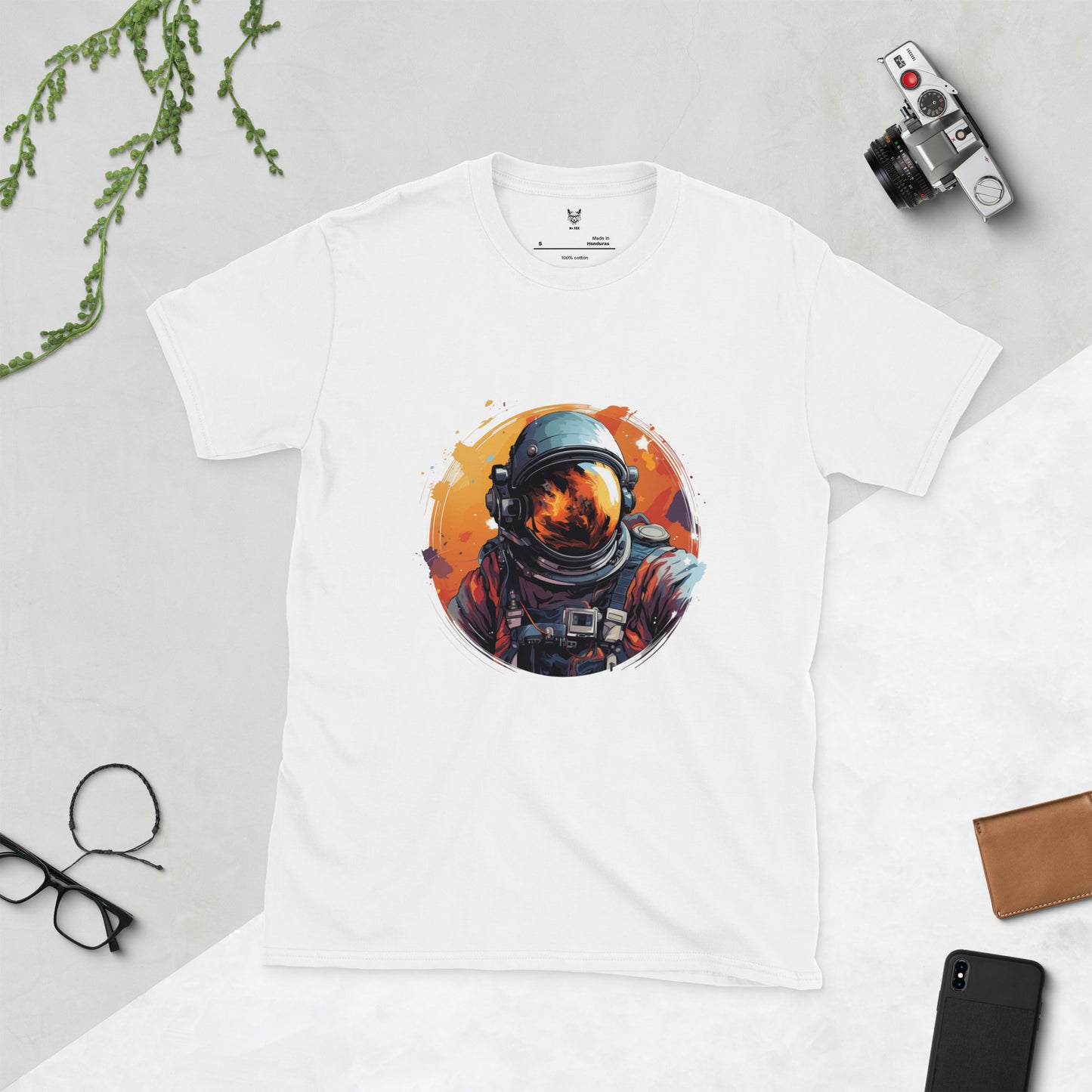 Koszulka unisex z krótkim rękawem "ASTRONAUT" ID: 105 (PREMIUM)