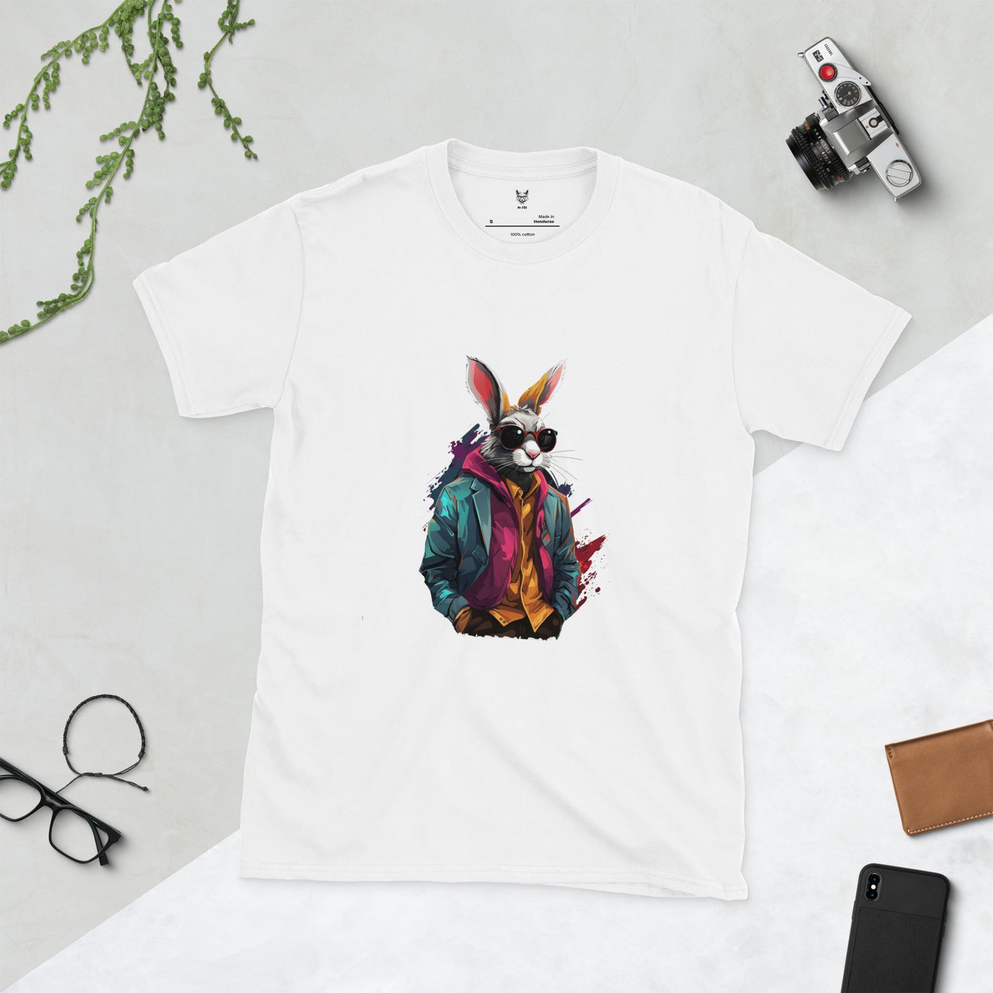 Short-Sleeve Unisex T-Shirt "RABBIT" ID: 106 (PREMIUM)