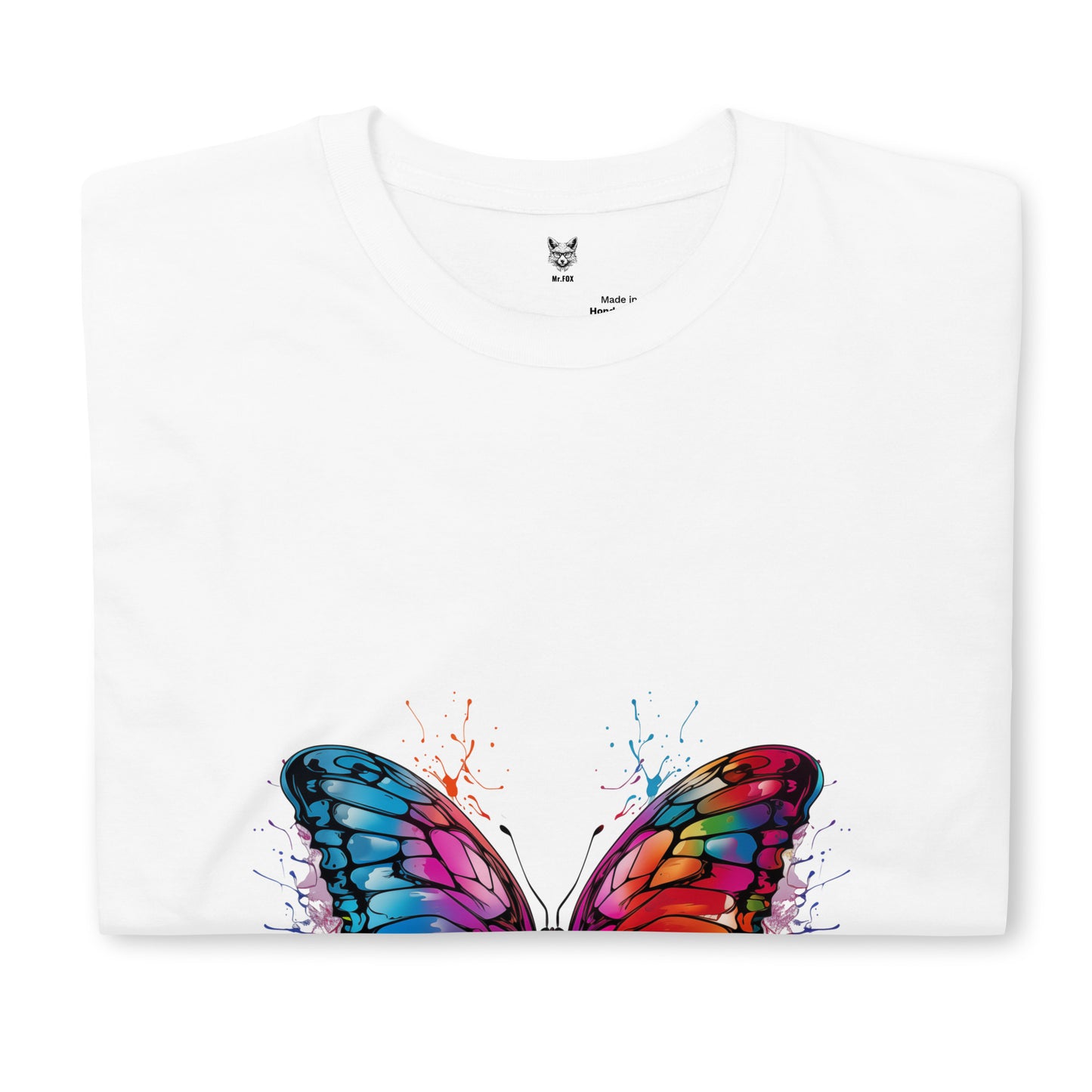 Koszulka unisex z krótkim rękawem „MOTYL” ID: 111 (PREMIUM)