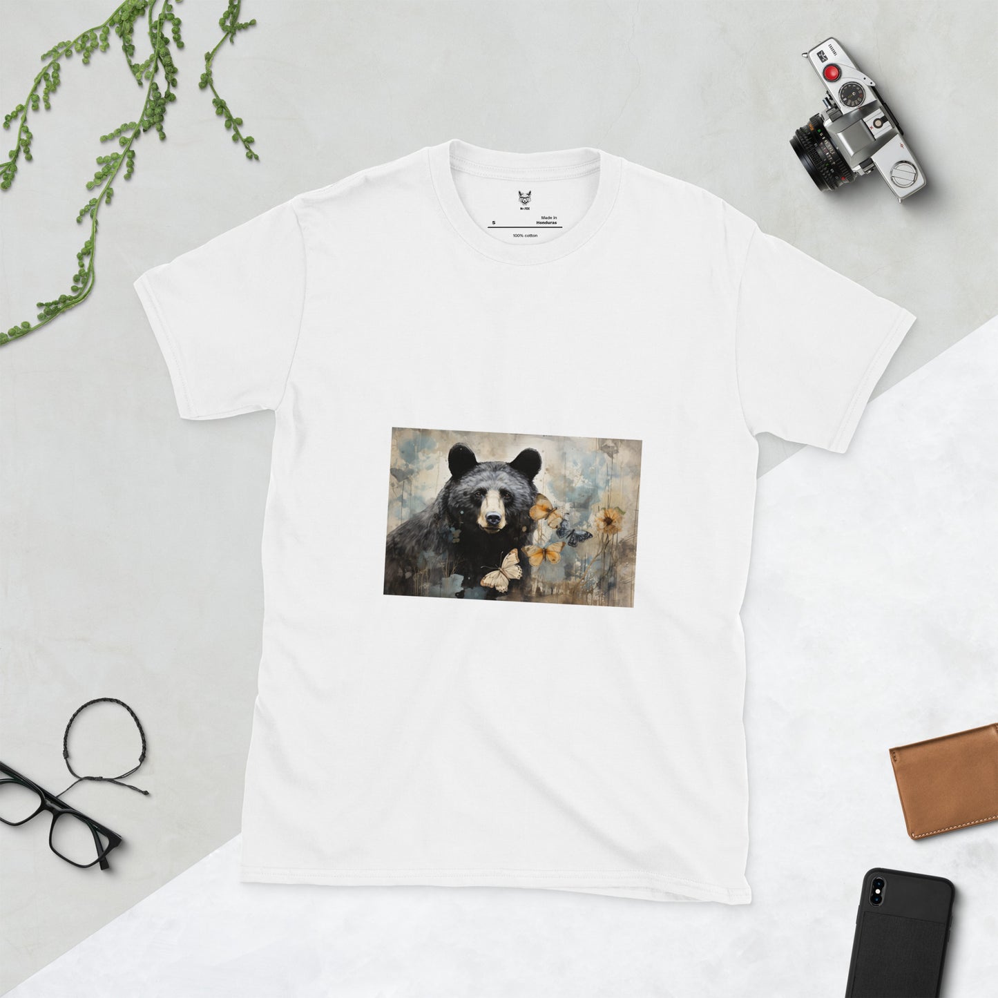 Short-Sleeve Unisex T-Shirt "BEAR" ID: 121 (PREMIUM)