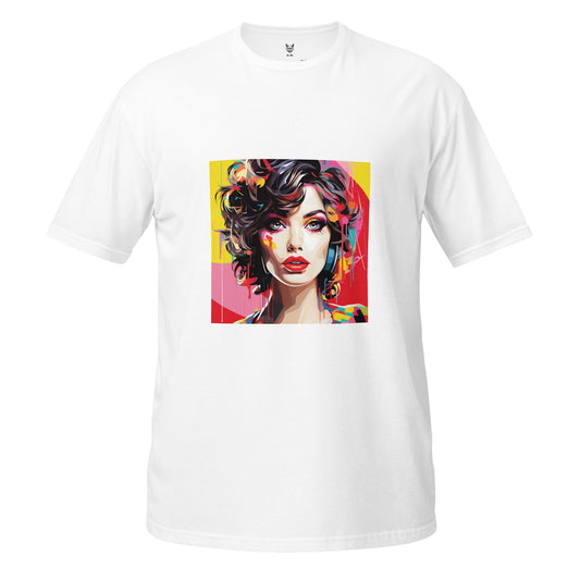 T-shirt unisex z krótkim rękawem „POP ART” ID: 135 (PREMIUM)