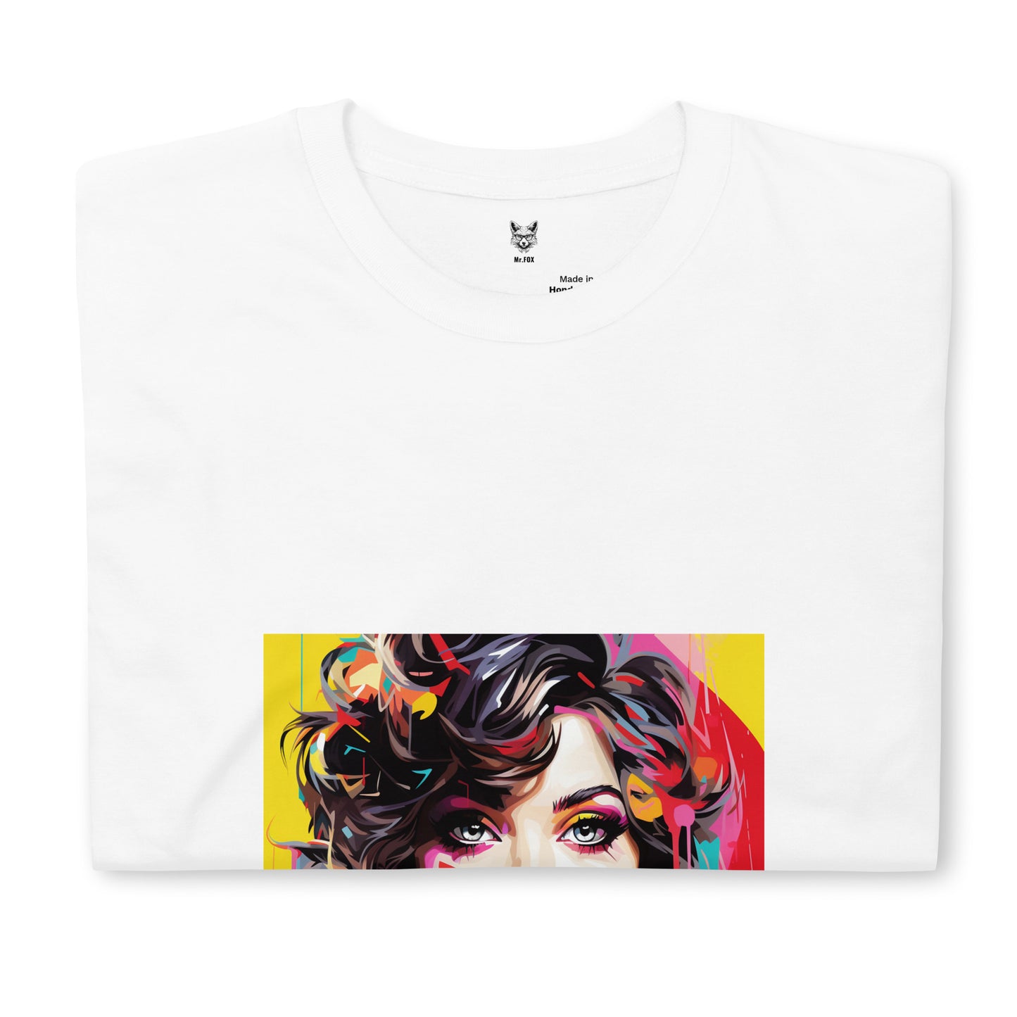 T-shirt unisex z krótkim rękawem „POP ART” ID: 135 (PREMIUM)