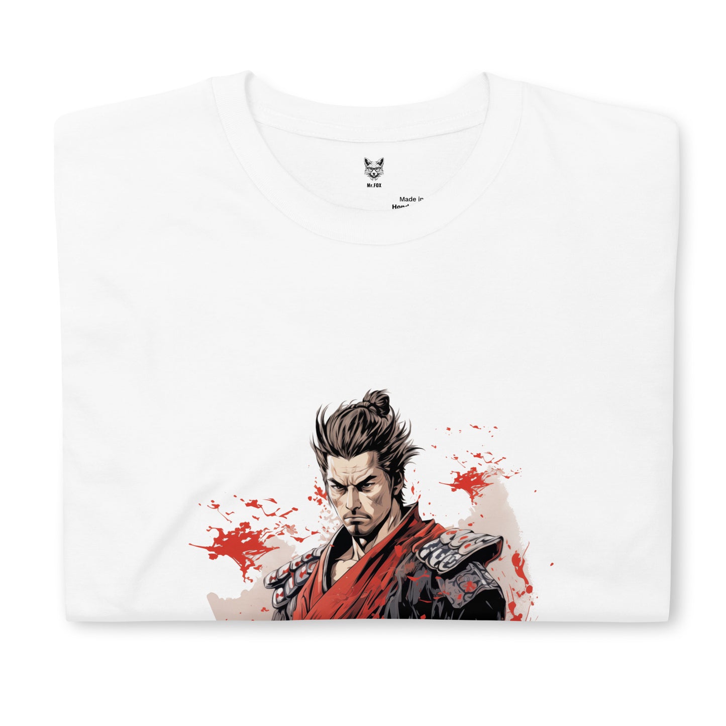 T-shirt unisex z krótkim rękawem „SAMURAI” ID: 143 (PREMIUM)