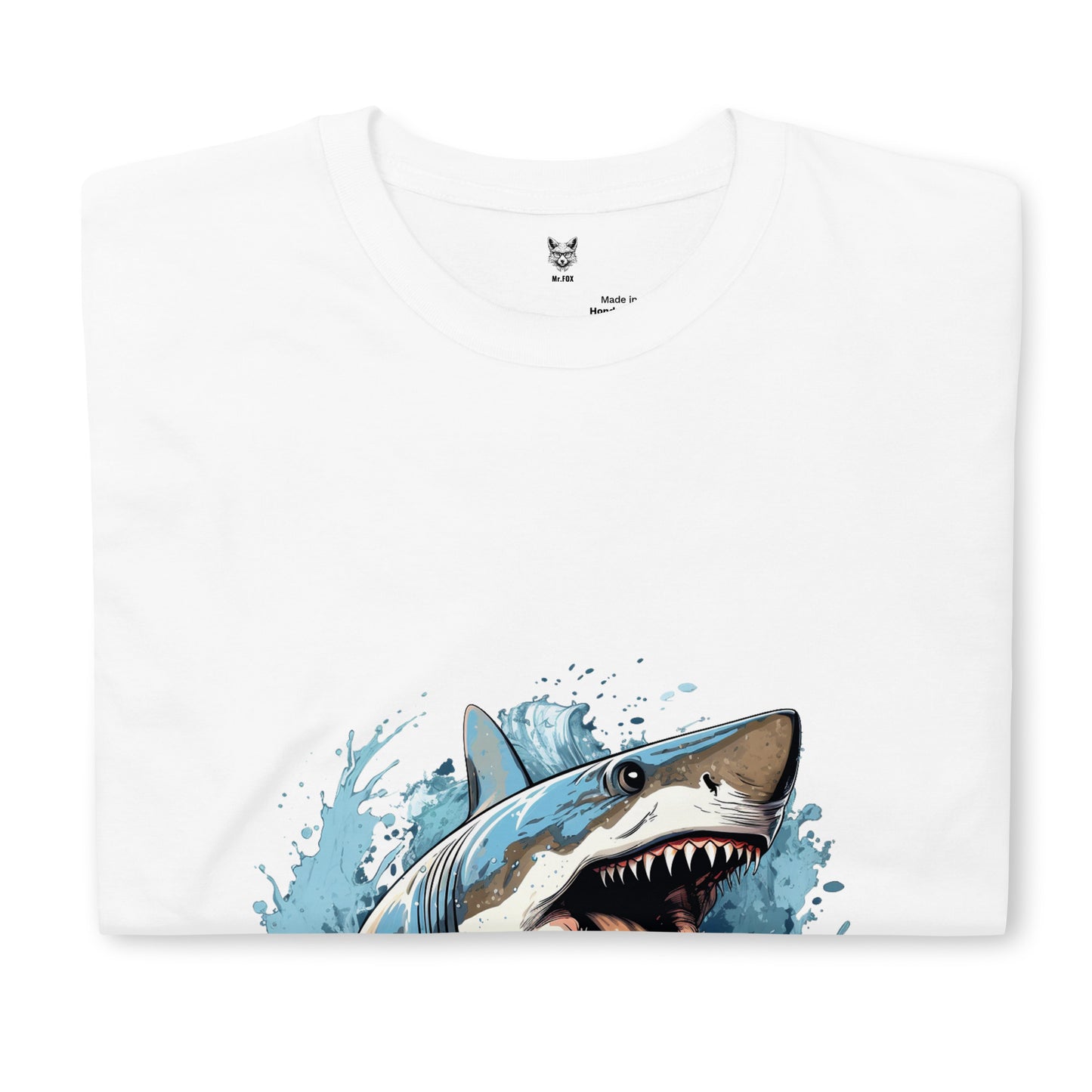 Koszulka unisex z krótkim rękawem „SHARK” ID: 145 (PREMIUM)