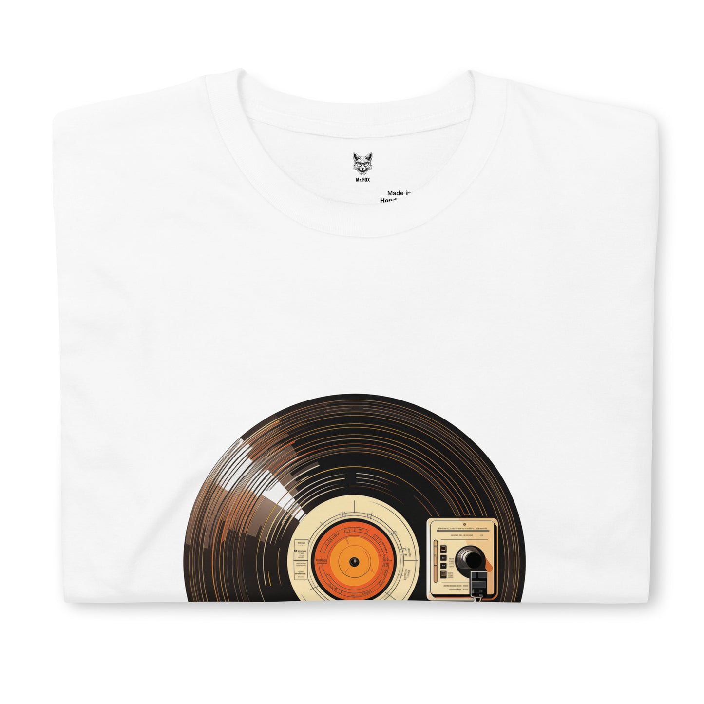 Koszulka unisex z krótkim rękawem „vinyl record” ID: 150 (PREMIUM)