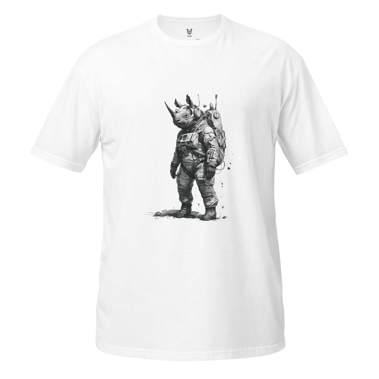 Short-Sleeve Unisex T-Shirt "RHINO ASTRONAUT" ID: 151 (PREMIUM)