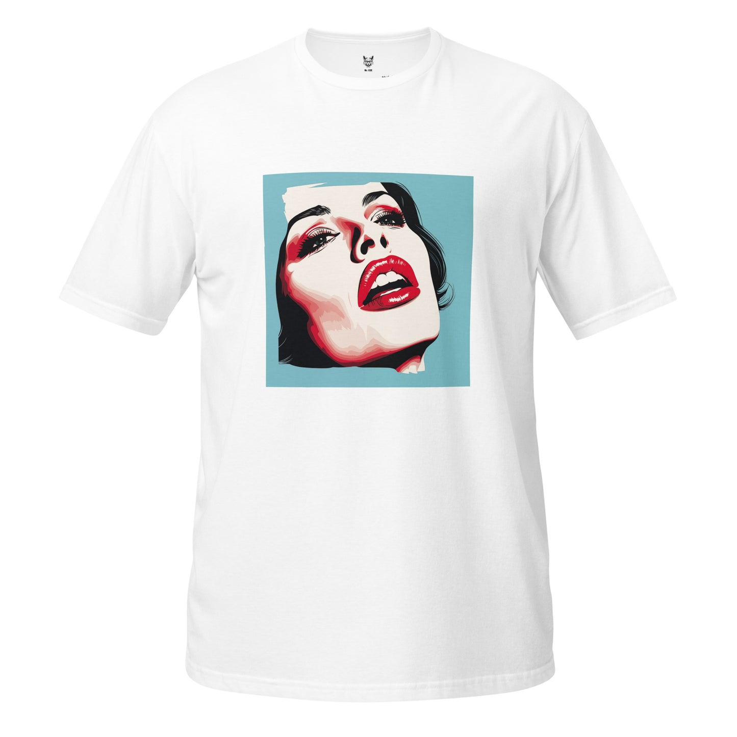 T-shirt unisex z krótkim rękawem „POP ART GIRL” ID: 162 (PREMIUM)