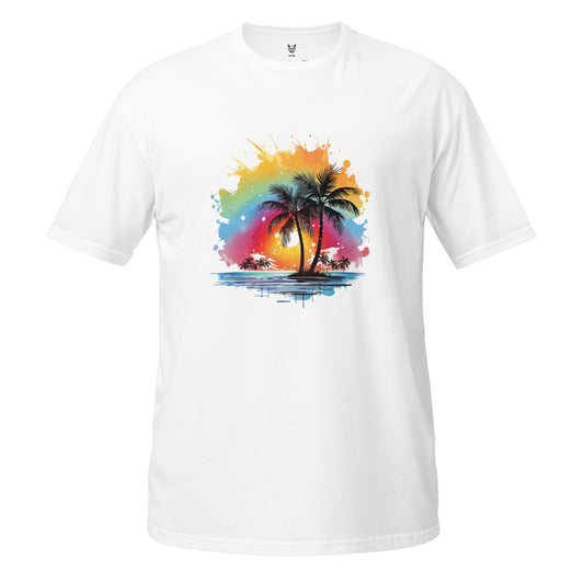 Футболка унисекс с коротким рукавом "PALM TREES" ID: 170 (ПРЕМИУМ)