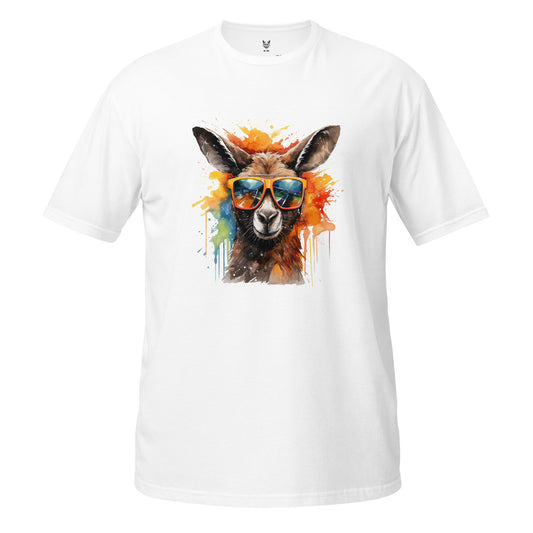 T-Shirt unisex z krótkim rękawem „KANGAROO POP ART” ID: 184 (PREMIUM)