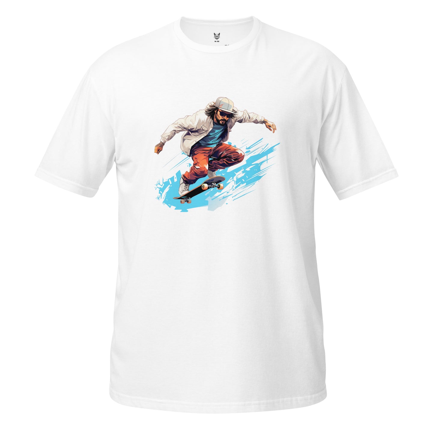 Koszulka unisex z krótkim rękawem „SKATEBOARD” ID: 186 (PREMIUM)