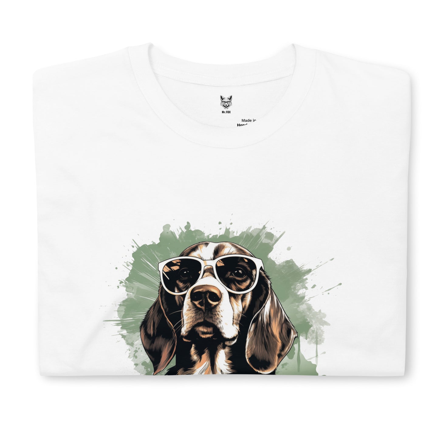 Koszulka unisex z krótkim rękawem "BEAGLE DOG" ID: 187 (PREMIUM)