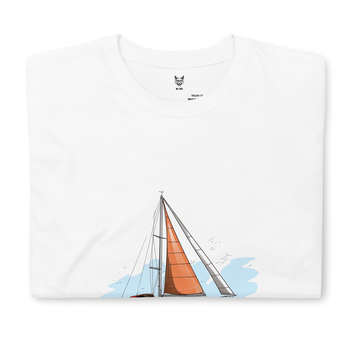 Koszulka unisex z krótkim rękawem „YACHT” ID: 190 (PREMIUM)