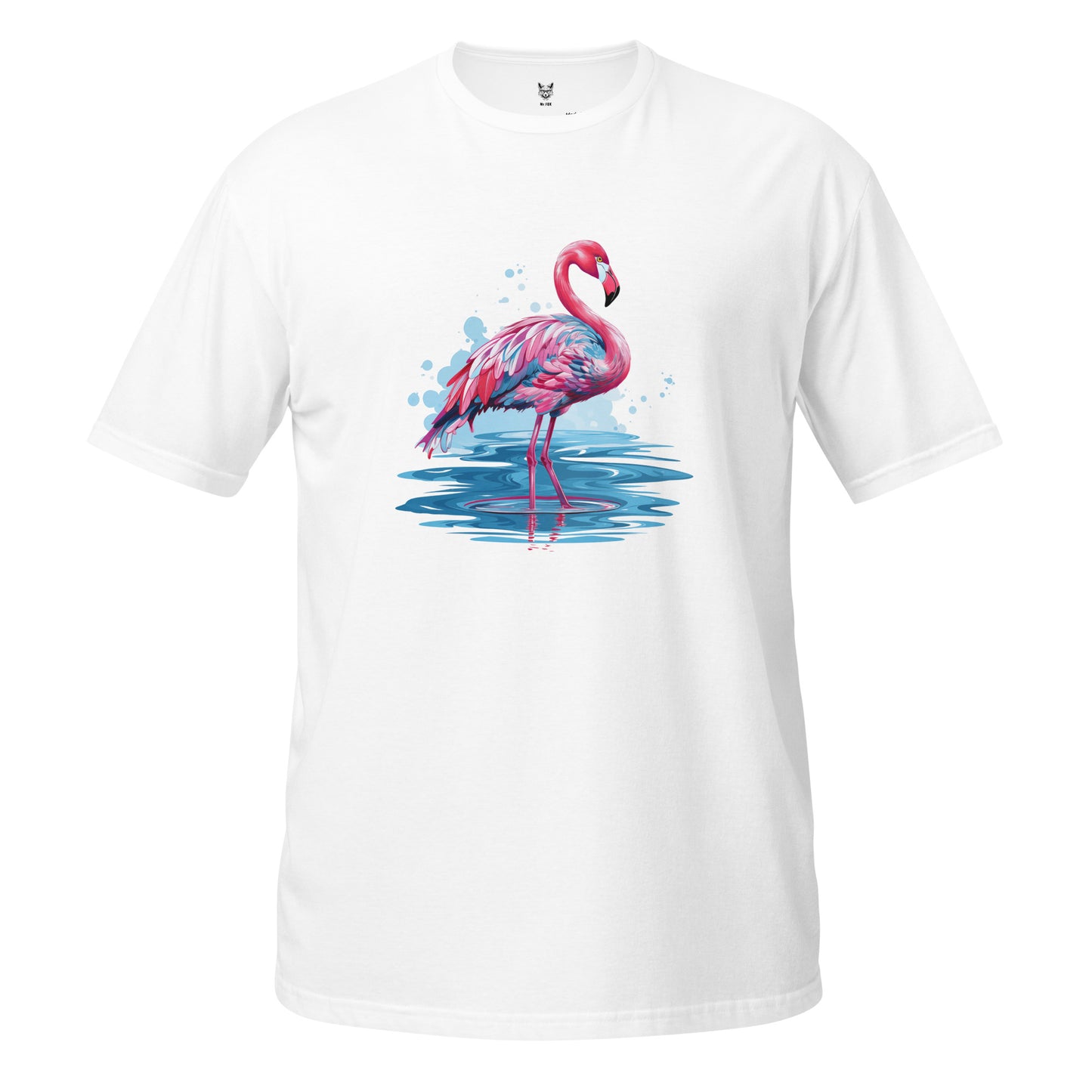 Koszulka unisex z krótkim rękawem „FLAMINGO” ID: 203 (PREMIUM)