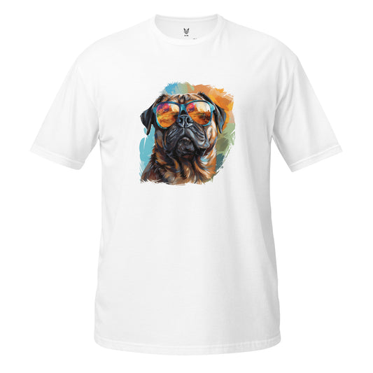 Koszulka unisex z krótkim rękawem "PUG DOG" ID: 204 (PREMIUM)