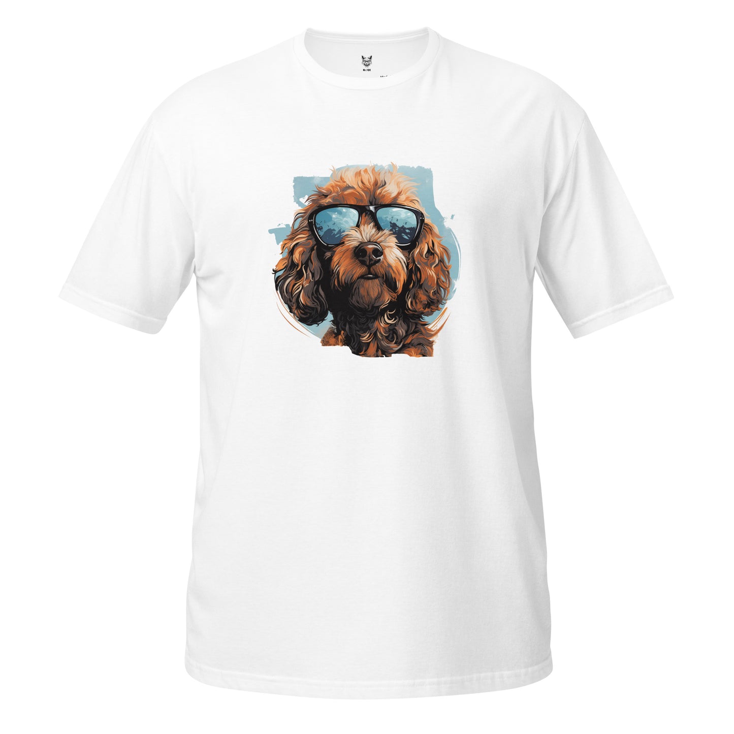 Koszulka unisex z krótkim rękawem „COOL DOG” ID: 208 (PREMIUM)